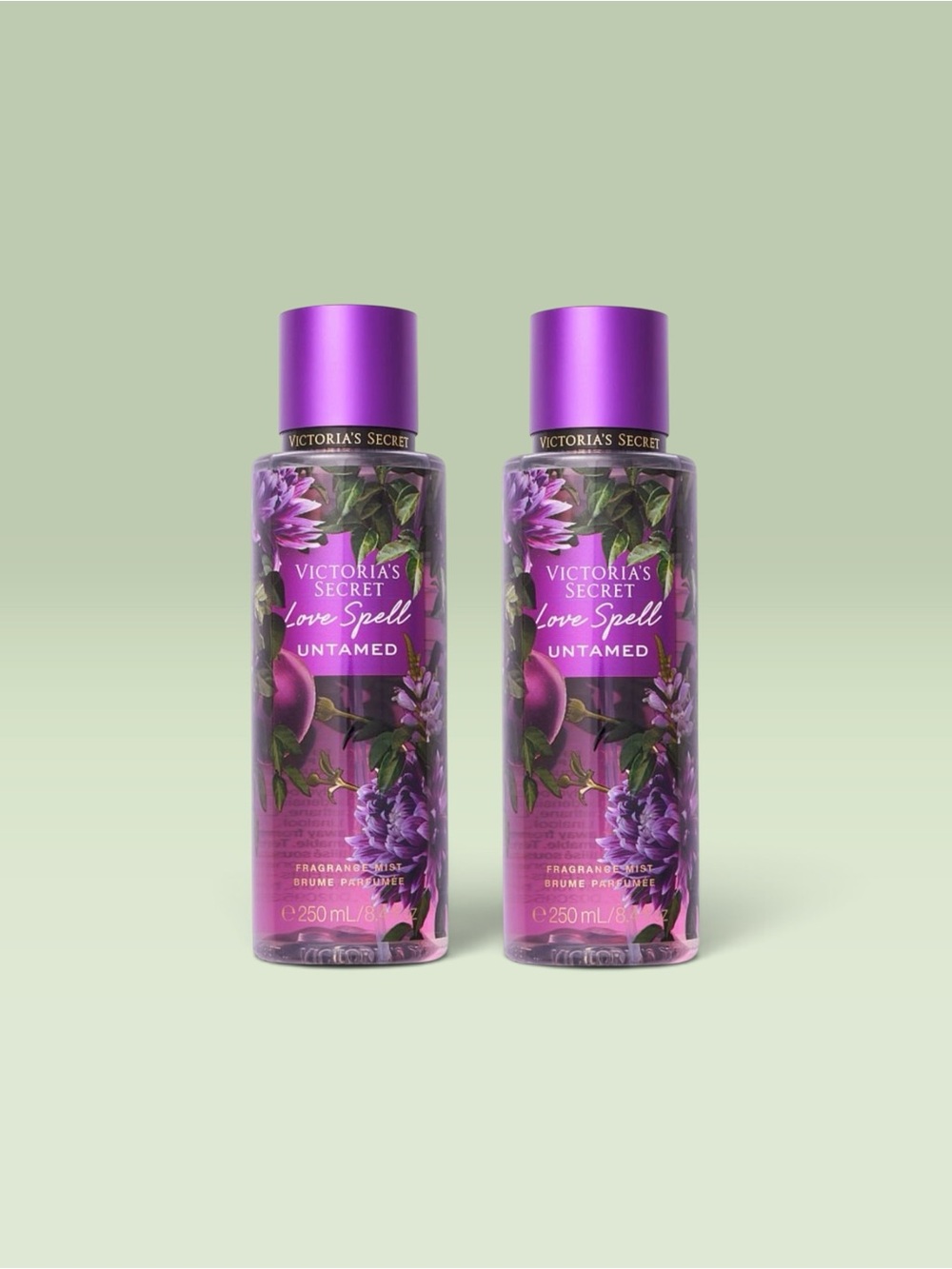 Victoria's Secret LOVE SPELL UNTAMED Fragrance Mist ~ 8.4 fl.oz. ( Lot of 2 )